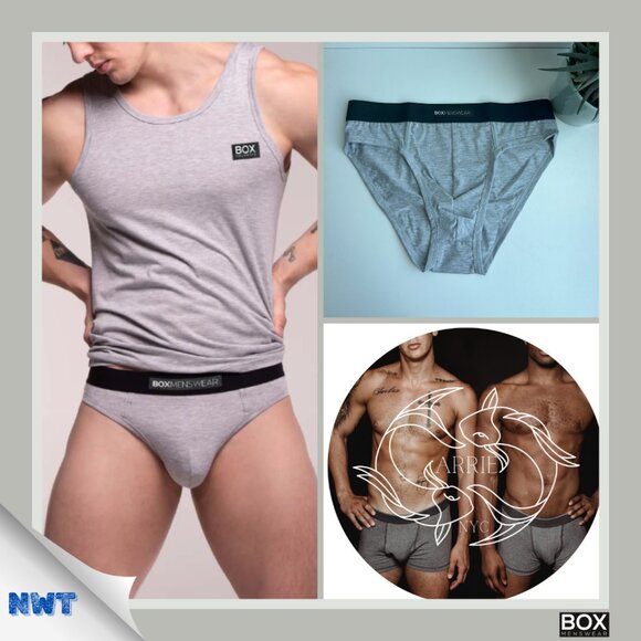 Box Menswear - Academy Briefs - Classic Grey - Picture 1 of 7